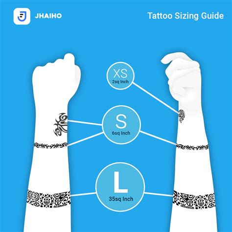 tattoo sizes inches|how to measure a tattoo size.